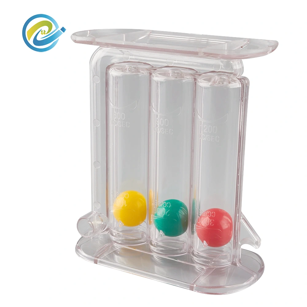 Spirometer med tre bollar